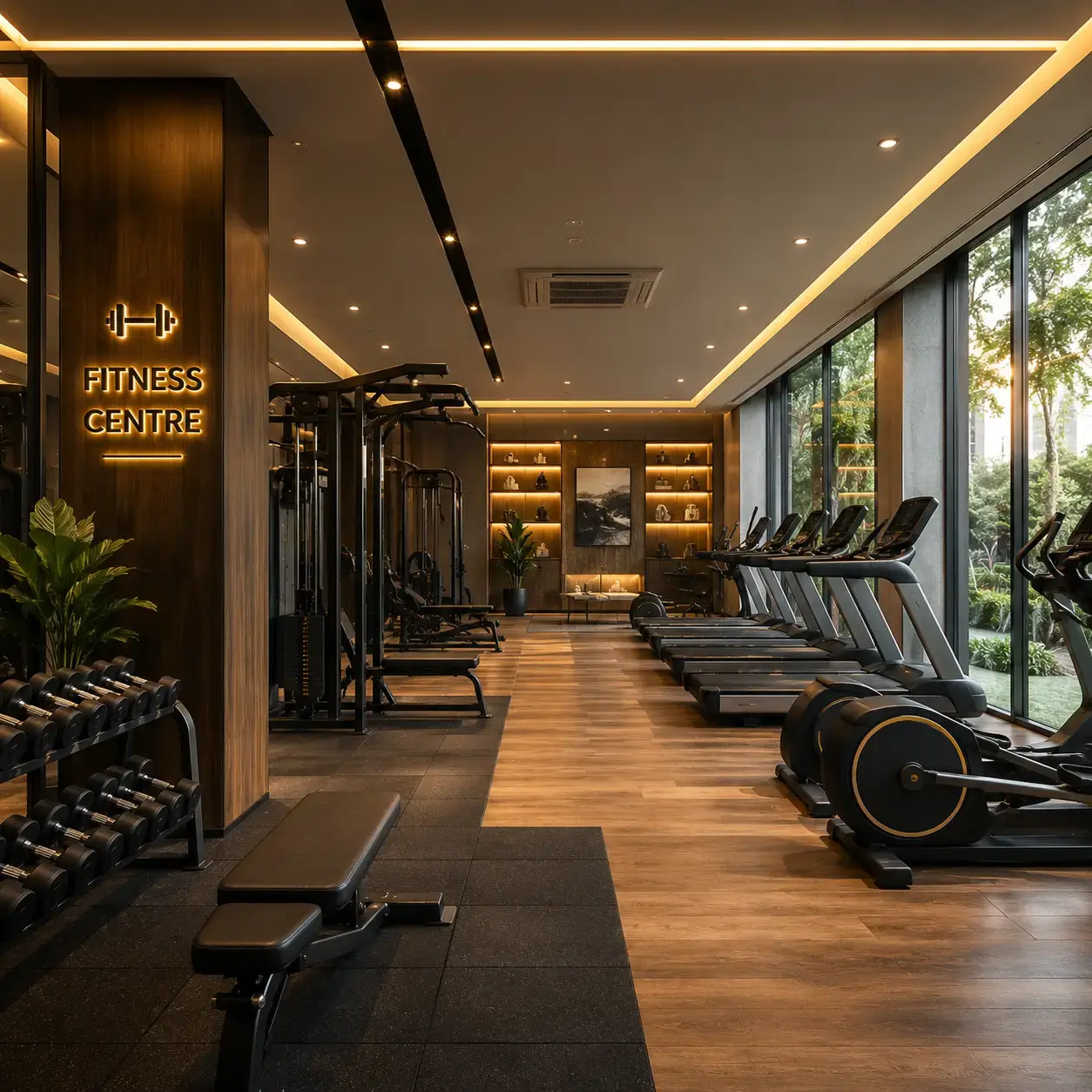 Fitness centre L&T Thanisandra