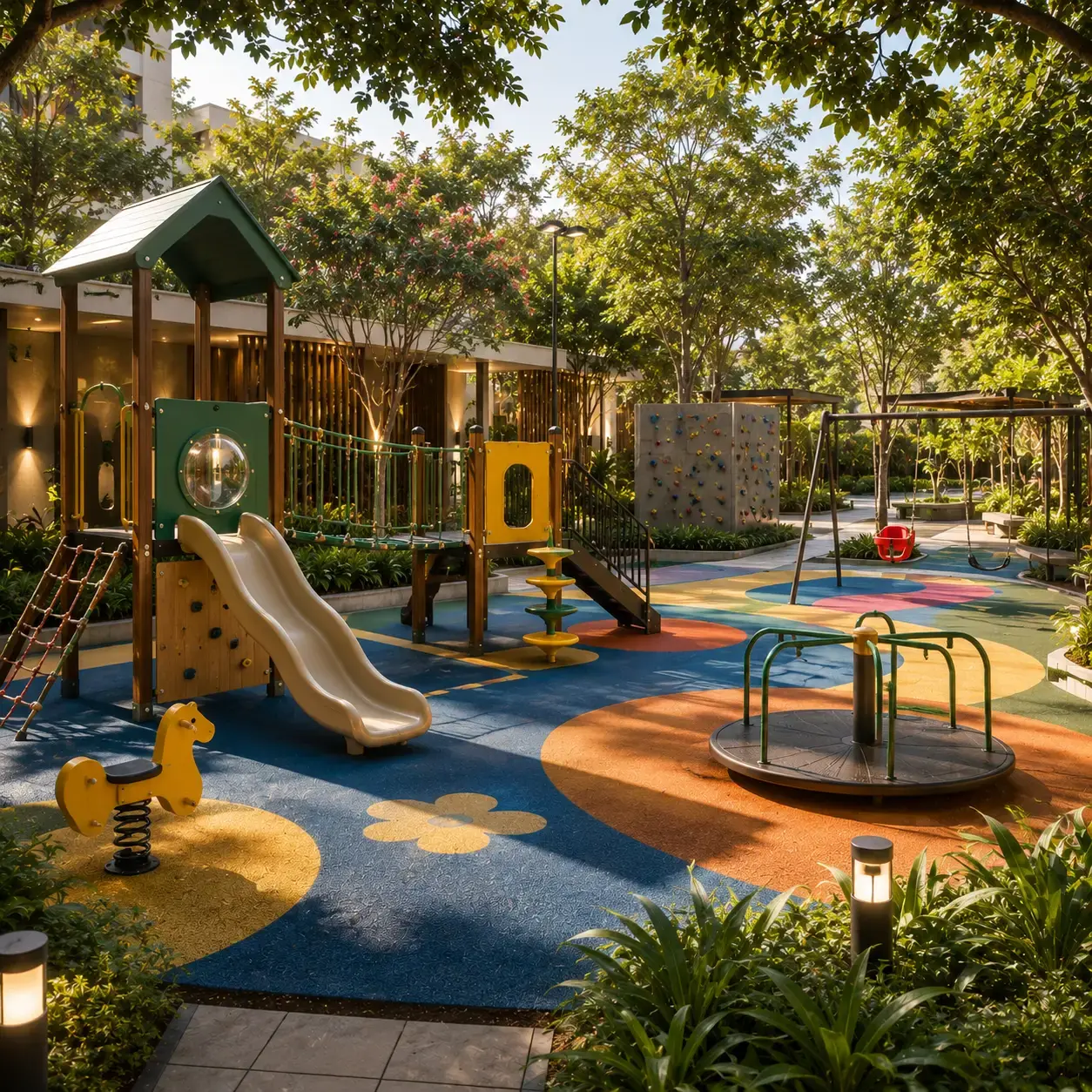 Kids play area L&T Thanisandra